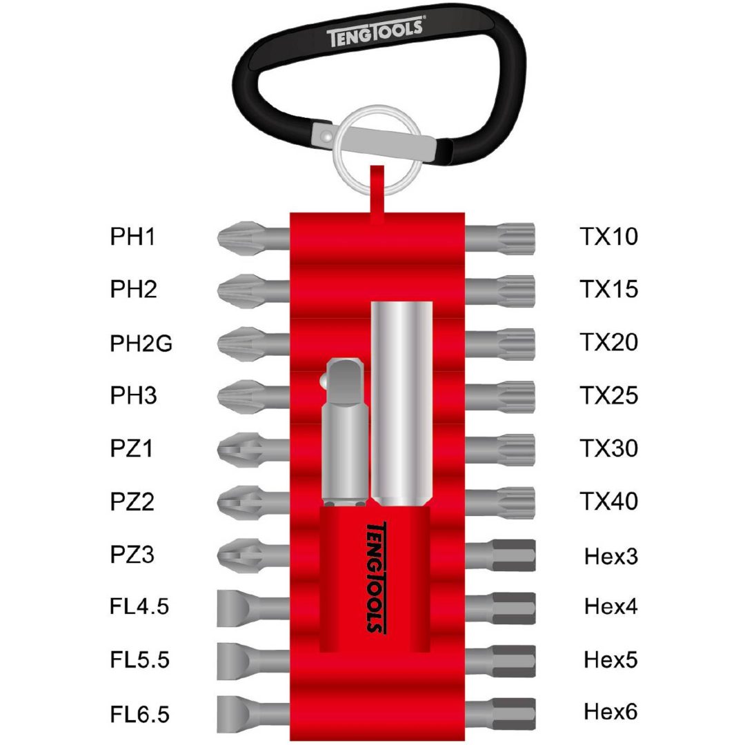 Bitssats THBS22 Teng Tools BITSSATS 22 DELAR THBS22 – bild 2
