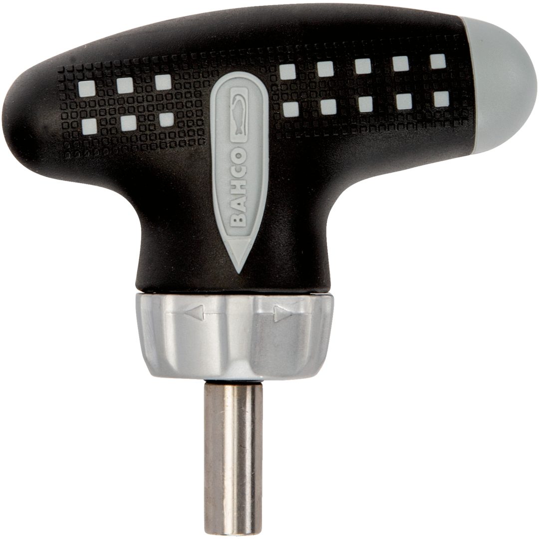 Bitsspärrskruvmejsel Kort T-Handtag BAHCO 1/4" x 91 x 68 mm – bild 2