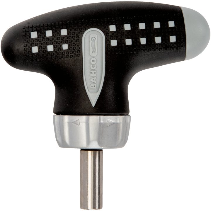 Bitsspärrskruvmejsel Kort T-Handtag BAHCO 1/4" x 91 x 68 mm – bild 2