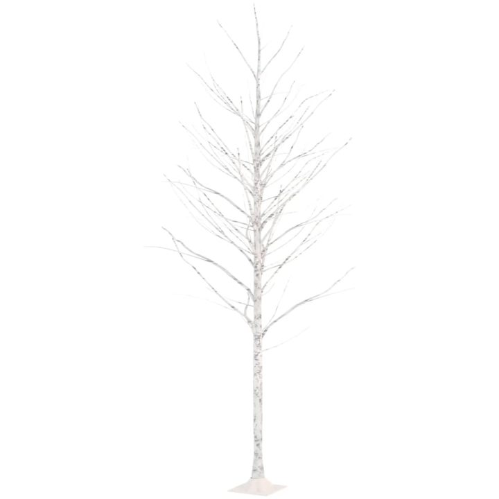 Björkträd med LED varmvit 240 LEDs vidaXL 300 cm – bild 2