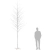 Björkträd med LED varmvit 672 LEDs vidaXL 400 cm – miniatyr 7