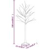 Björkträd med LED varmvit 72 LEDs vidaXL 150 cm – miniatyr 8