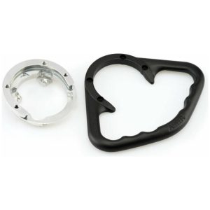 Black Edition Tank Handle Grip 4 Screws Black Kawasaki A-SIDER
