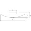 Bladverk Plafond 42cm Vit/stål ANETA HOME Sockel E14 Vit /Stål – miniatyr 2