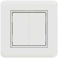 BLÅTANDSKNAPP BATT.FRI. EXXACTMPRESS PURE WHITE