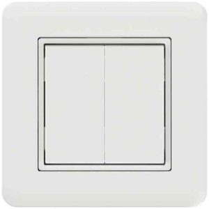 BLÅTANDSKNAPP BATT.FRI. EXXACTMPRESS PURE WHITE