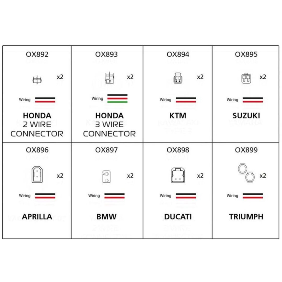 Blinkers Adapterkabel - Honda 3 Tråds Kontakt OXFORD Honda 3 Tråds Kontakt – bild 3