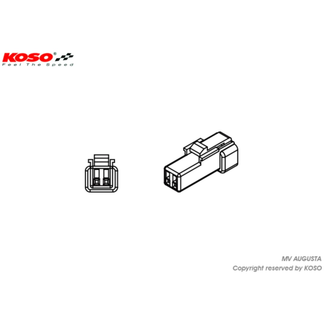 Blinkers Adapterkabel Mv Agusta KOSO MV Agusta – bild 2