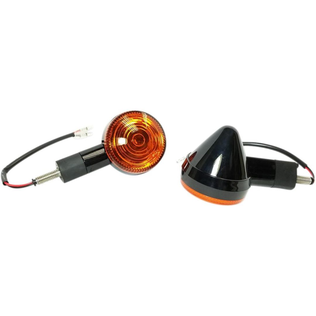 Blinkers Aluminium Dot/E-märkt Bärnsten/Svart K&S Technologies Blinkersenhet