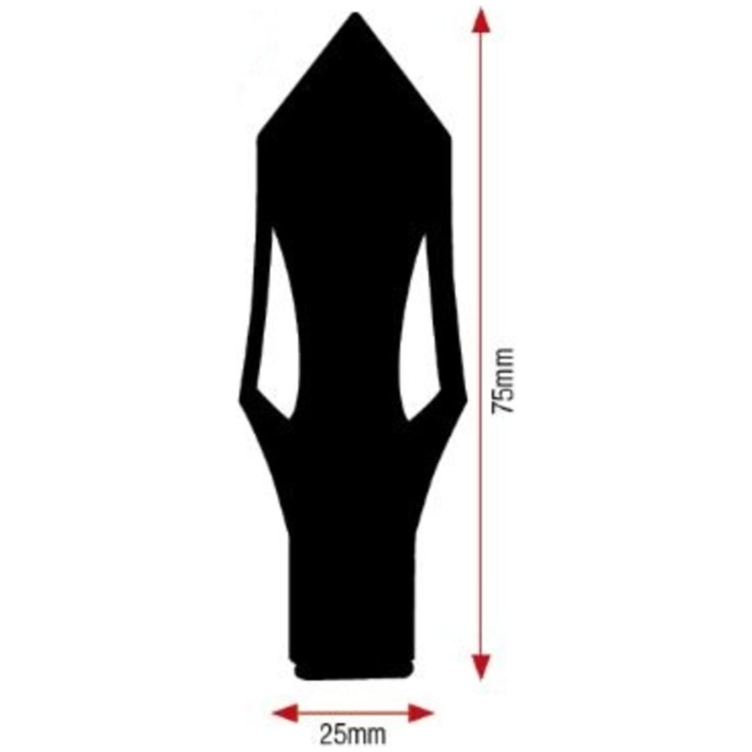Blinkers Arrow Led Svart Universal V PARTS Svart – bild 2