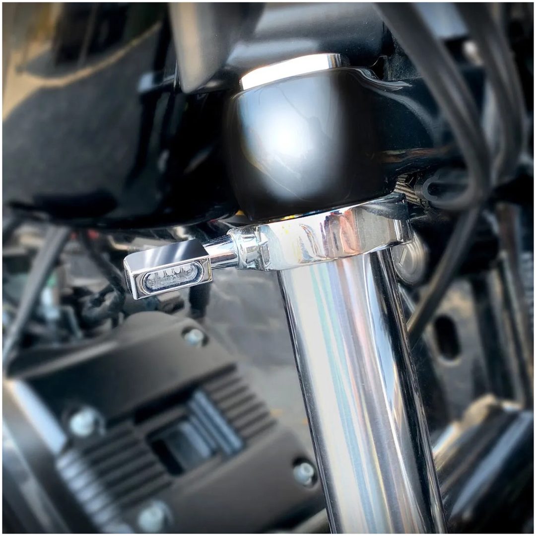 Blinkers Blokk-line Micro Led Krom HEINZ BIKES Blinkers – bild 2