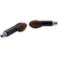 Blinkers Cateye Mini Glödlampa Kolfiber Rökt E-märkt HIGHSIDER