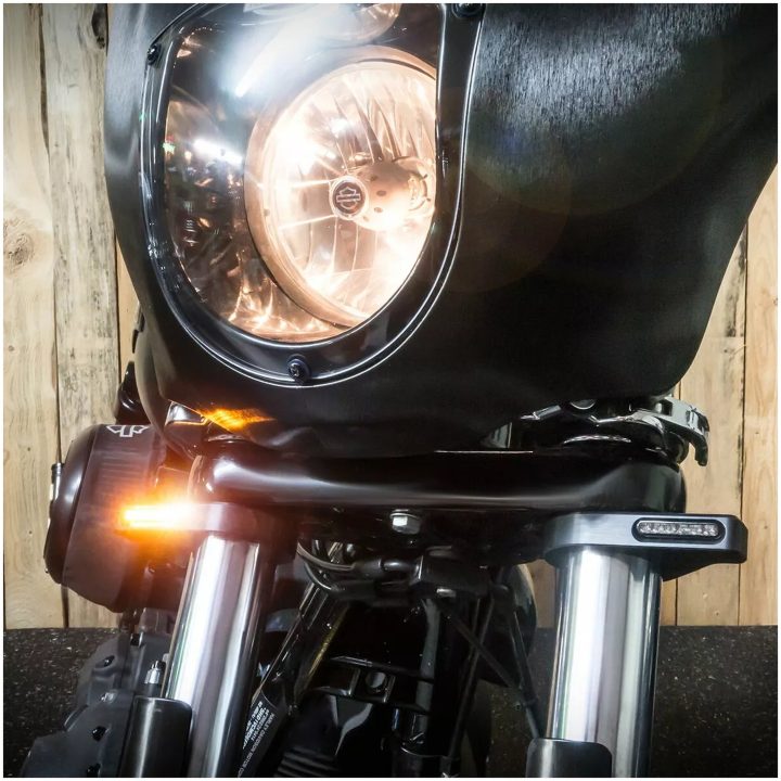 Blinkers Classic Gaffelben 39/41mm Heinz Bikes Svart / par – bild 4