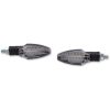 Blinkers Como LED Svart/Transparent HIGHSIDER – miniatyr 1