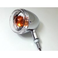 Blinkers E-marked Aluminium Kropp Klar/Krom K&S Technologies