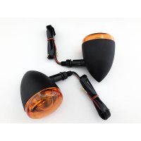 Blinkers E-marked Aluminium Svart/Orange K&S Technologies