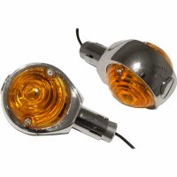 Blinkers Euro Bar End Orange/Krom EMGO