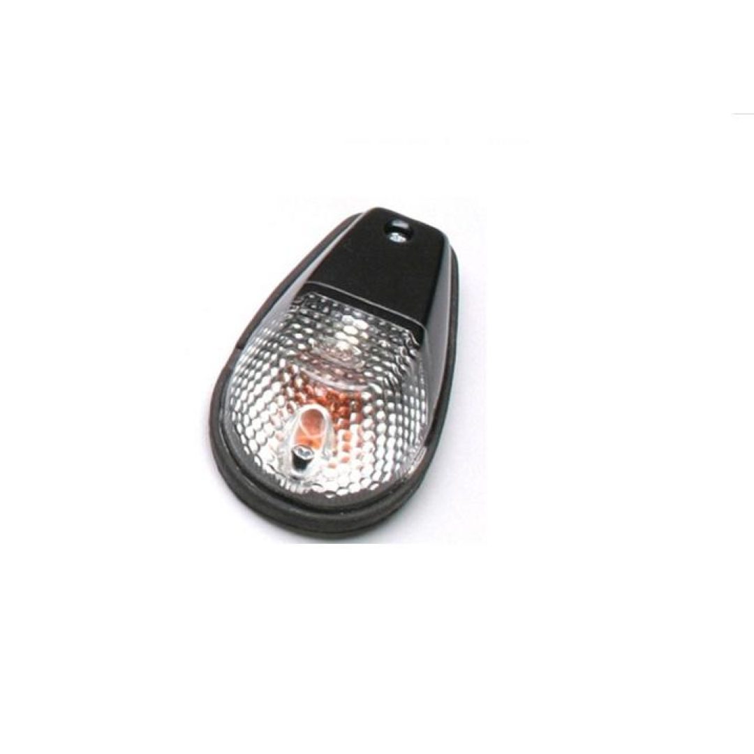 Blinkers Flush Mount Marker Lights Klar/Svart K&S Technologies MRKR LGHT FLSHMNT BK CLR