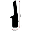 Blinkers Hook Led Svart Universal V PARTS Svart – miniatyr 1