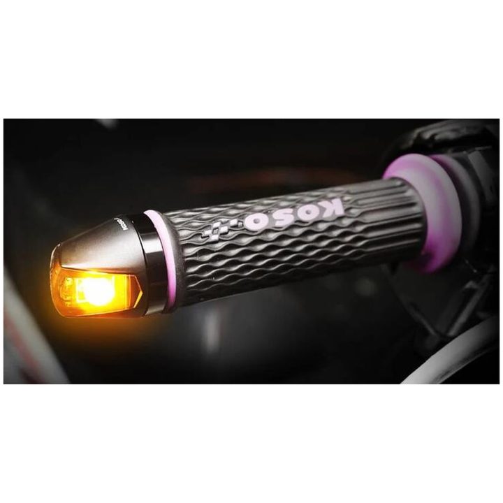 Blinkers Knight Led Matt Svart/rökfärgad Universal Per Enhet KOSO Matt Svart/Rökfärgad – bild 2