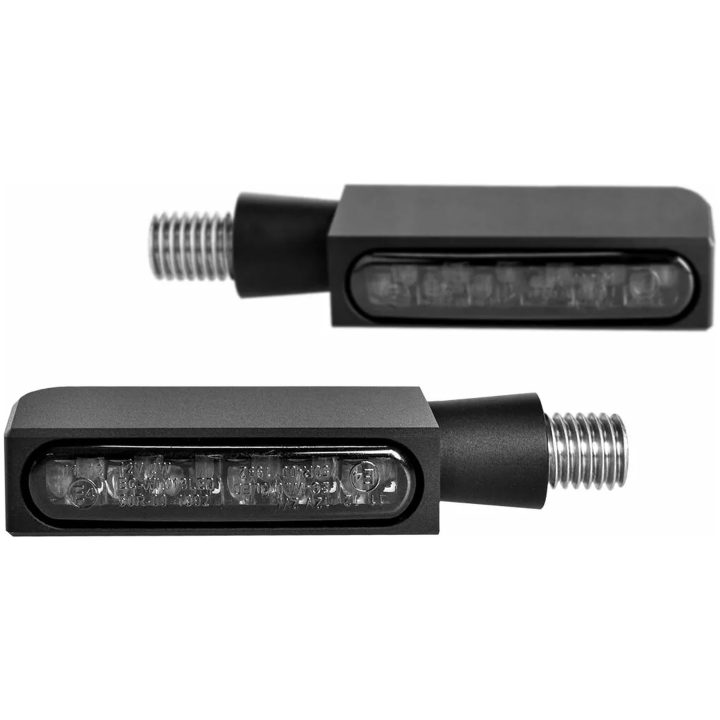 Blinkers Led 2-i-1 E-märkt Bärnstensfärgad/Vit/Svart HEINZ BIKES Blinkers – bild 3