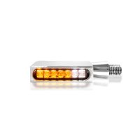 Blinkers Led 3in1 Bärnstensfärgad/Röd/Krom HEINZ BIKES