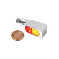 Blinkers Led 3in1 Bärnstensfärgad/Röd/Krom HEINZ BIKES