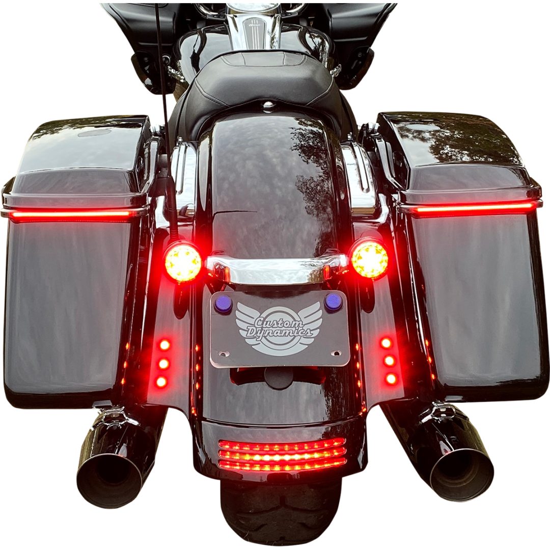 Blinkers Led Boltz Lights Röd/Polerad CUSTOM DYNAMICS – bild 2