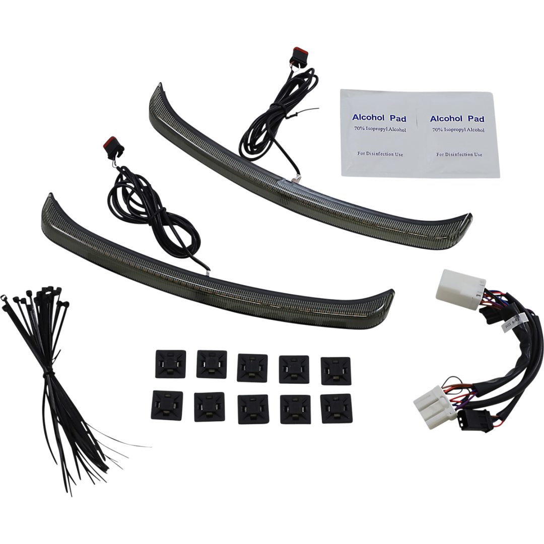 Blinkers Led Dynamic Fender Rökfärgade CUSTOM DYNAMICS Stänkskärmslampa