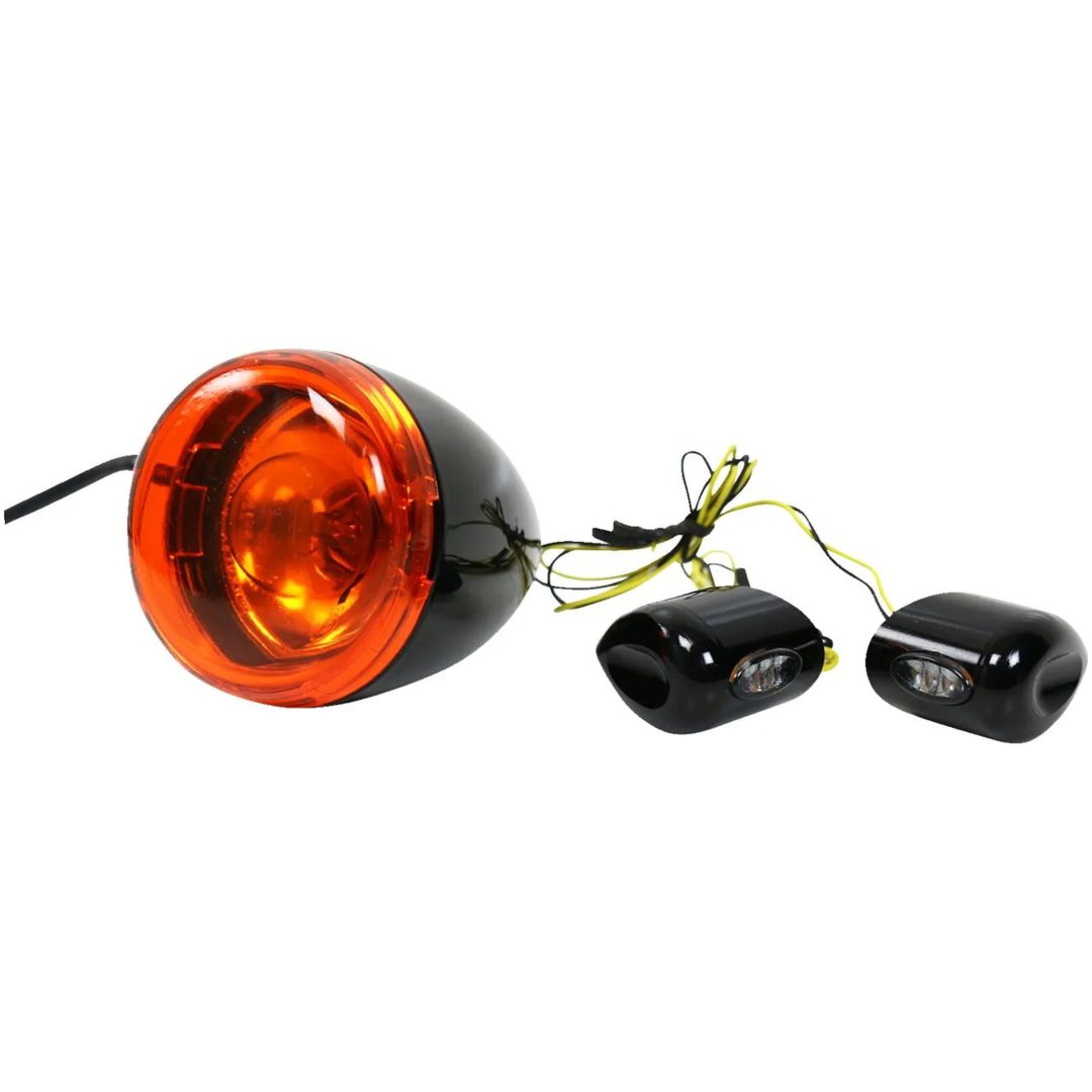 Blinkers Led Elypse Fram Rökfärgad/Svart KODLIN MOTORCYCLE Blinkerssats – bild 2