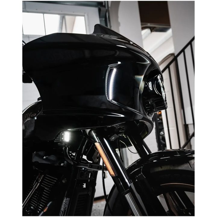 Blinkers LED Fram Svart CUSTOM DYNAMICS – bild 5