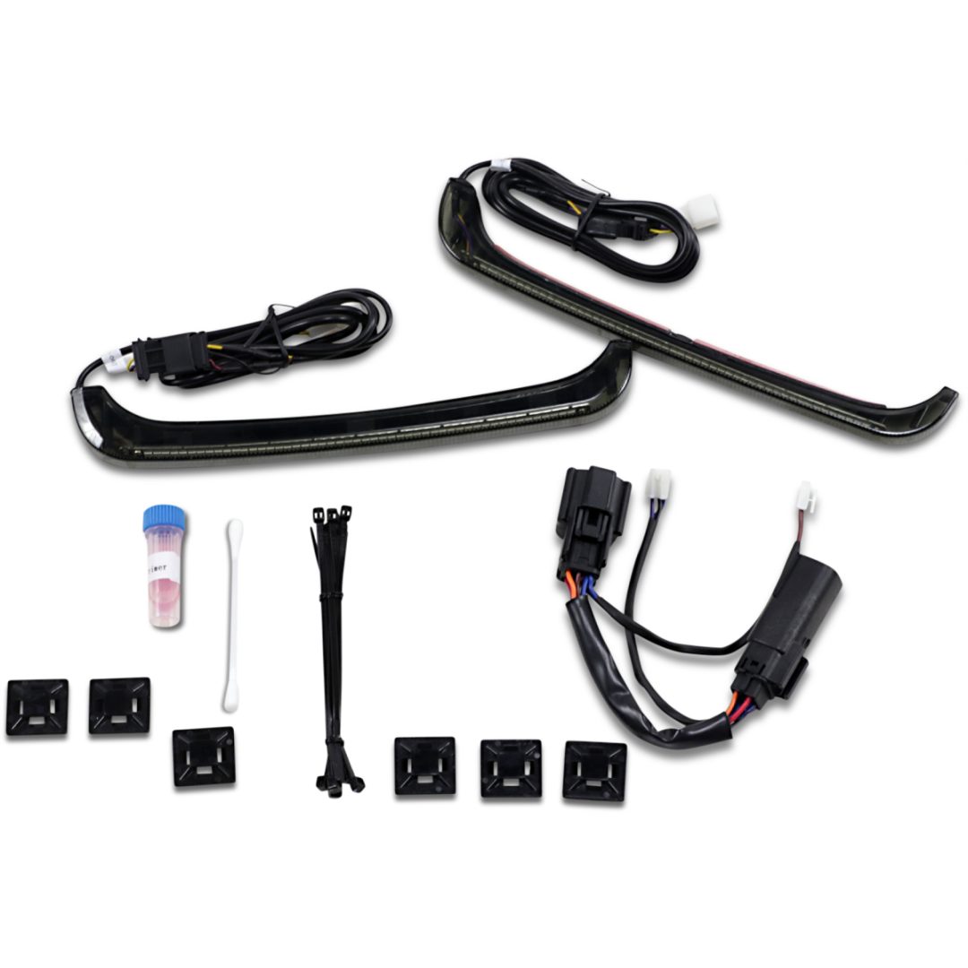 Blinkers Led Low-profile Bagz™ Accent Lights Rökfärgad/Röd CUSTOM DYNAMICS Accentbelysning