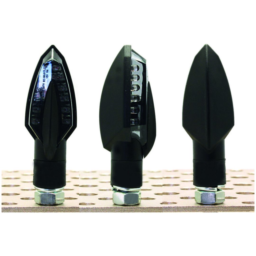 Blinkers Led Spjut Svart Universal V PARTS Svart – bild 2