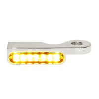 Blinkers Led Styre Klar/Krom/Natur HEINZ BIKES