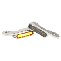 Blinkers Led Styre Klar/Krom/Naturfärg HEINZ BIKES