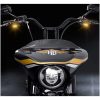 Blinkers LED Styre Svart/Klar HEINZ BIKES – miniatyr 3