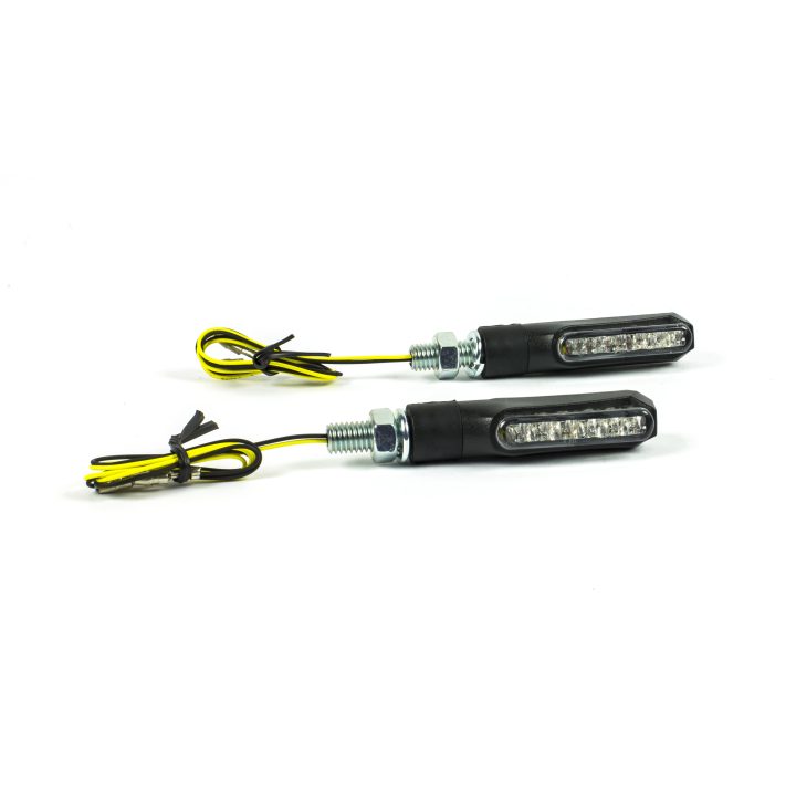 Blinkers Led Universal E-märkt Klar/Svart PARTS EUROPE Indikator – bild 2