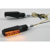 Blinkers Led Universal E-märkt Klar/Svart PARTS EUROPE