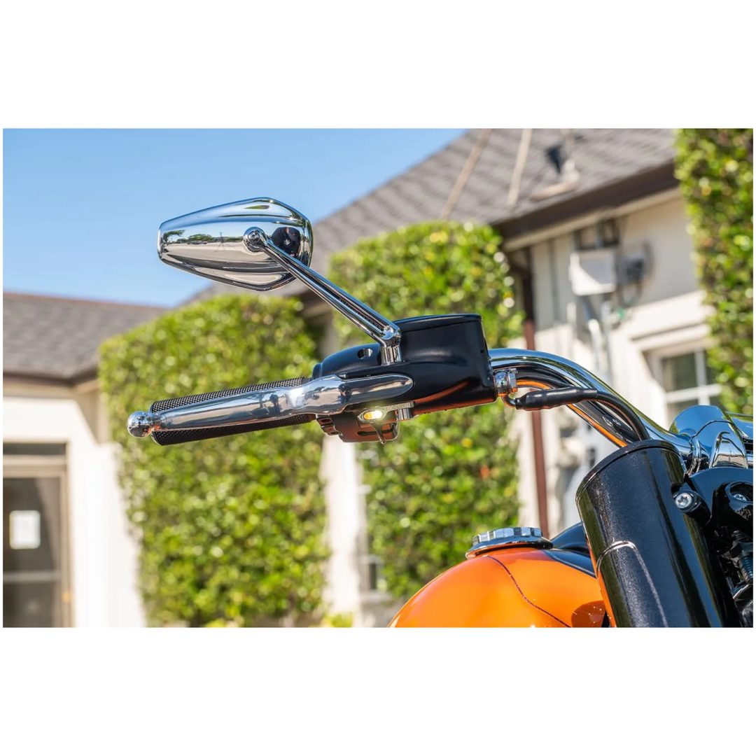 Blinkers Legit Elypse 2-1 Led Svart/Anodiserad KODLIN MOTORCYCLE Blinkers – bild 5
