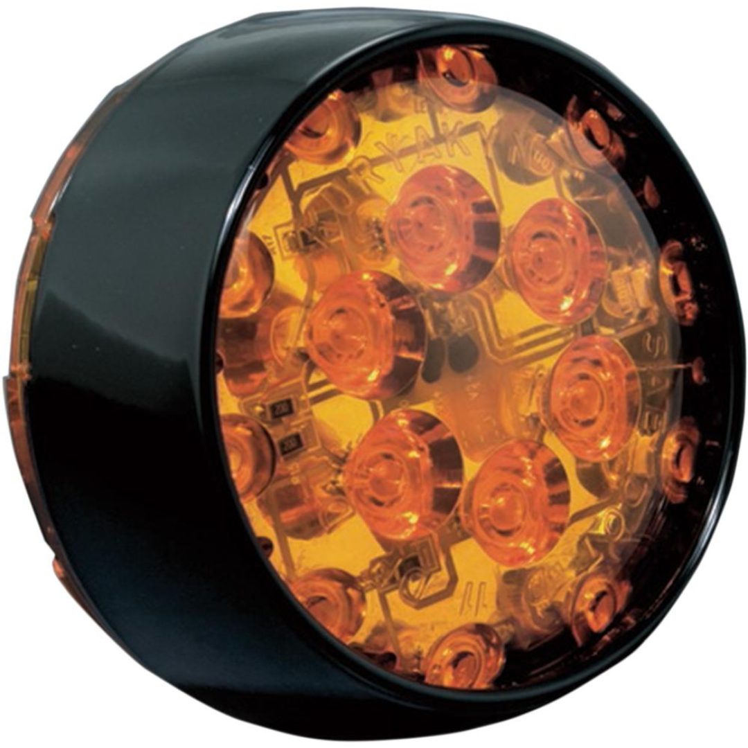 Blinkers Lens Bull Led Amb Svart KURYAKYN