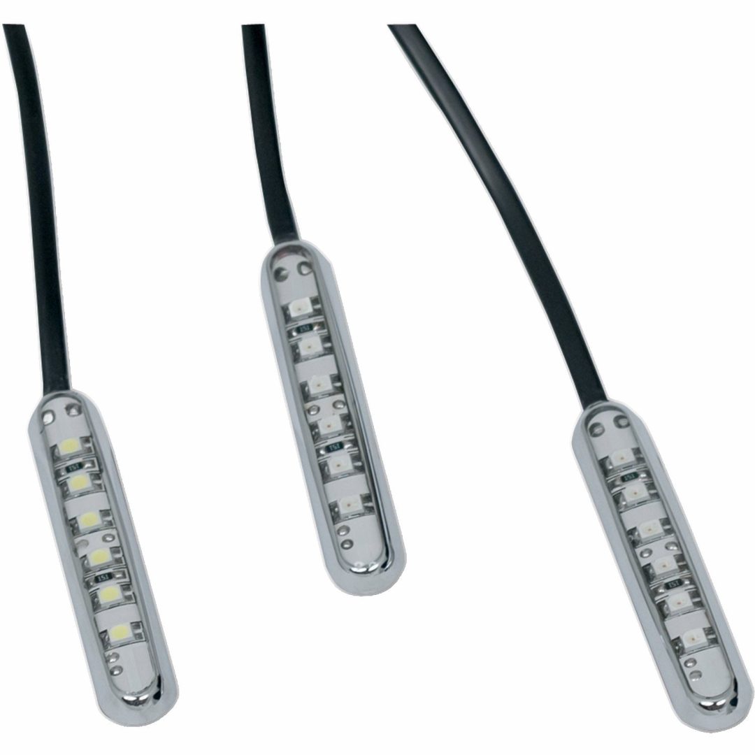 Blinkers Magic Spots Klar/Krom CUSTOM DYNAMICS LIGHT MAGIC SPOT WHITE