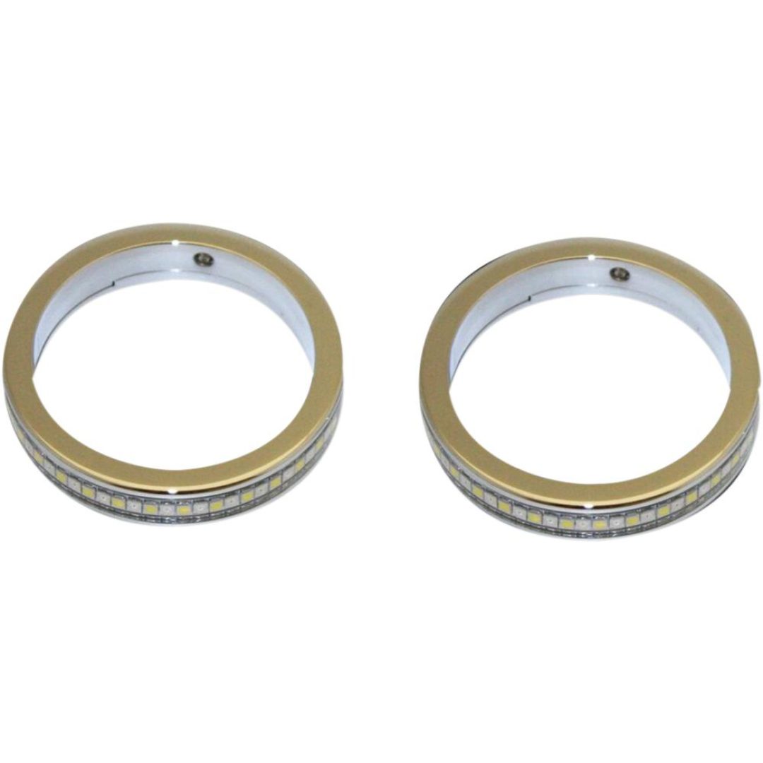 Blinkers Med Led-varselljus Wrap-arounds™ Rökfärgad/Krom CUSTOM DYNAMICS Accentbelysning