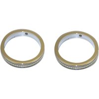 Blinkers Med Led-varselljus Wrap-arounds™ Rökfärgad/Krom CUSTOM DYNAMICS