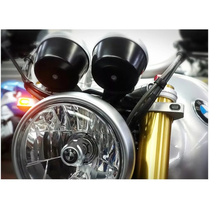 Blinkers Micro Gaffelben 47/49mm Heinz Bikes Silver / par – bild 2