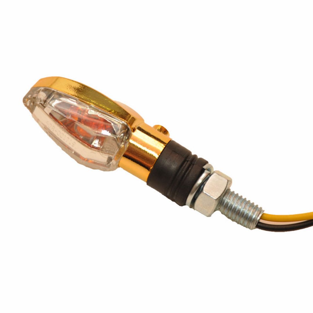 Blinkers Mini Arrow E-Godkända Guld Hyper Par