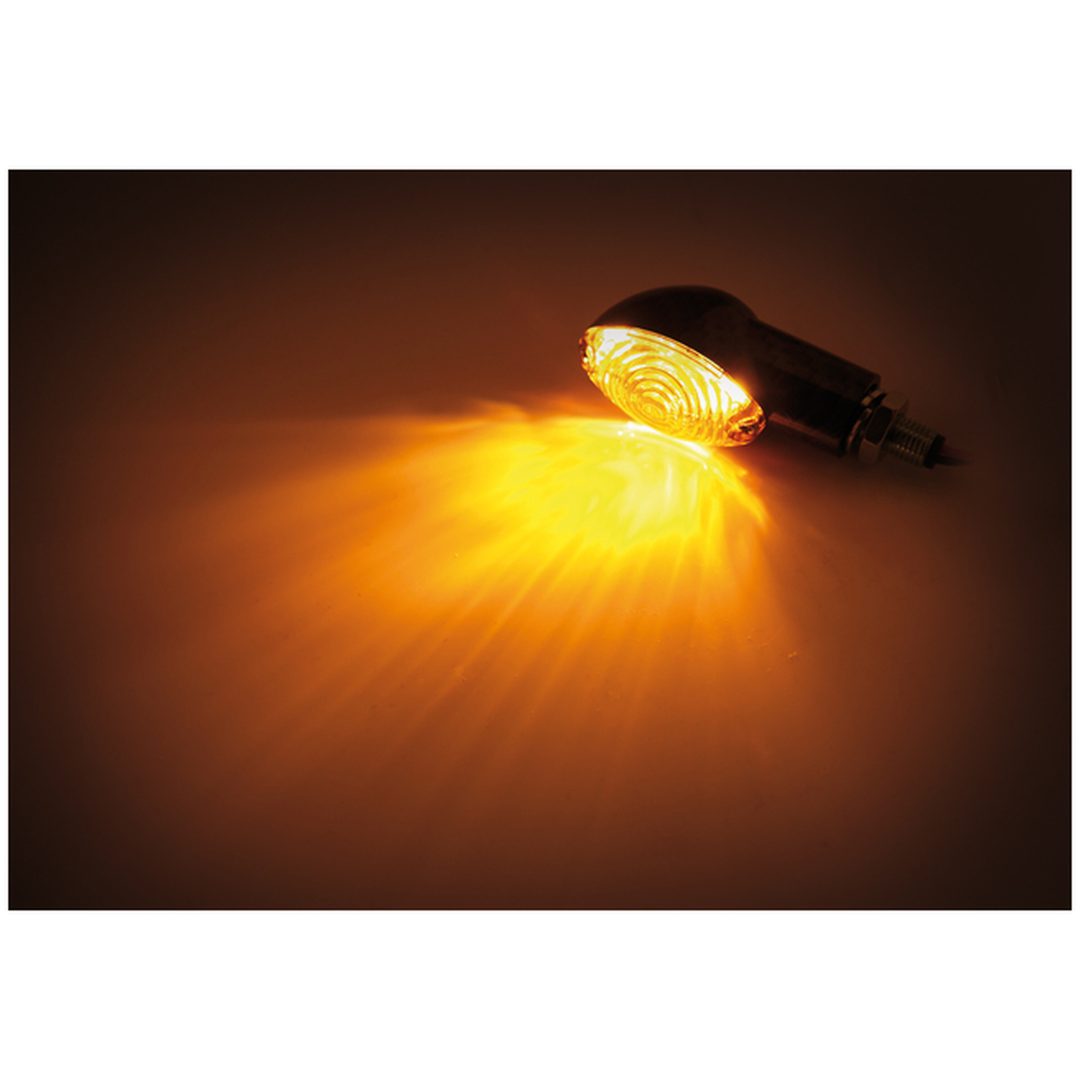 Blinkers Mini smart Cateye Glödlampa Svart/Rökt HIGHSIDER – bild 5