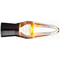 Blinkers Mo-blaze Ice Klar/Svart/Anodiserad MOTOGADGET