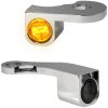 Blinkers Nano Series Styre Klar/Krom HEINZ BIKES Blinkers – miniatyr 6