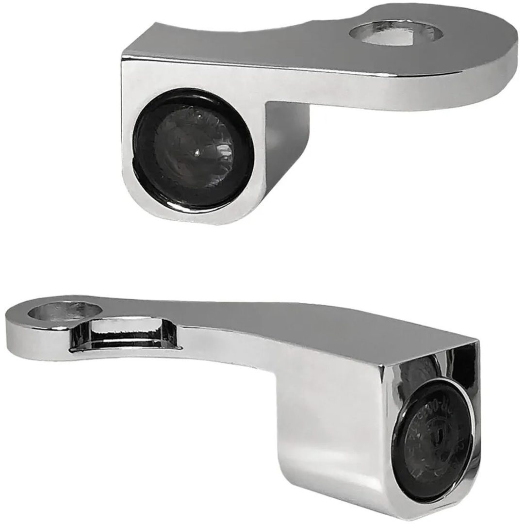 Blinkers Nano Series Styre Klar/Krom HEINZ BIKES Blinkers
