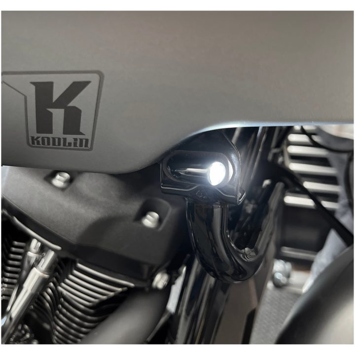 Blinkers Neowise Bullet Smooth 2-1 LED Svart Vit Orange KODLIN USA Blinkers – bild 6